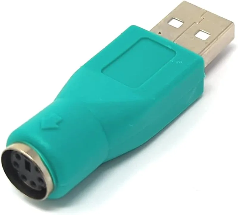 SYSTEM-S USB 2.0-adapter typ A-kontakt till PS/2-kontakt
