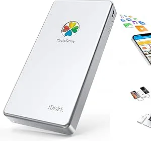 iDiskk 4 TB MFi-certifierad 3-i-1 bärbar hårddisk