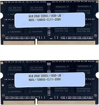 2 x DDR3 8 GB RAM- för bärbar dator 1600 MHz PC3-12800 1,35 V 204-stifts SODIMM