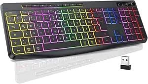TECURS Trådlöst speltangentbord