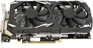 RX 580 Grafikkort 8GB GDDR5 256bit Gaming Grafikkort 8K 7000MHz 16 PCI Express 3.0 Grafikkort med Dubbla Kylfläktar, DP/HDML/DVI