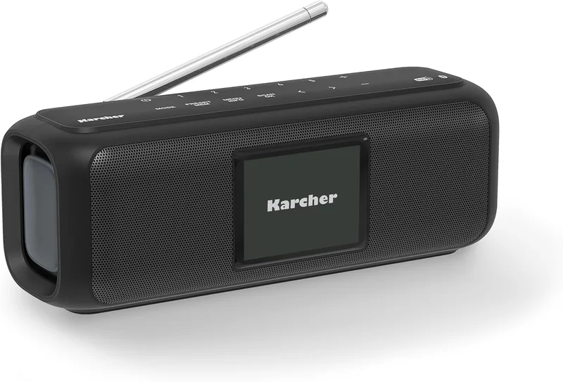Karcher DAB Go bärbar Bluetooth-högtalare och digital