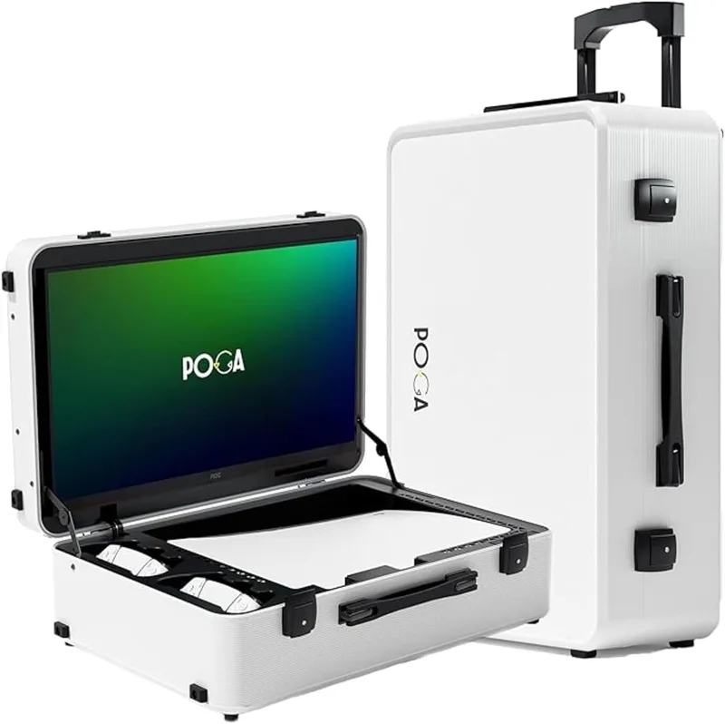 POGA LUX PS5 Travel Case with AOC Monitor