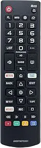 AKB75675301 Ersättande fjärrkontroll till LG UHD 4K Smart TV 43UM7400PLB 49UM71007LB 49UM7100PLB 49UM7390PLC 49UM7400PLB 55UM71007LB 55UM7100PLB 55UM7100PLB 555UM77 4 00 PLB