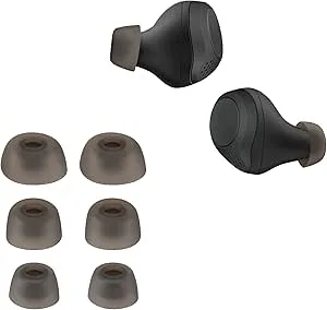 kwmobile 6 x kuddar kompatibla med Jabra Elite 75t/65t/Active – 3 storlekar – silikonöronproppar in-ear hörlurar