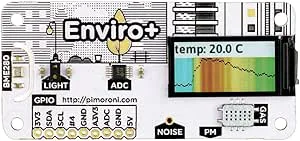 ENVIRO PHAT Board, ENVIRO, luftkvalitet, inbäddade dotterbrädor och moduler – Raspberry Pi, antal. 1