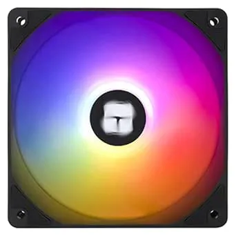 Thermalright TL-C12C-S 120 mm CPU-fläkt, 120 mm, ARGB chassifläkt, 4-stifts PWM-fläkt, tyst datorfläkt med S-FDB-lager, fläkt upp till 1 550 varv/min