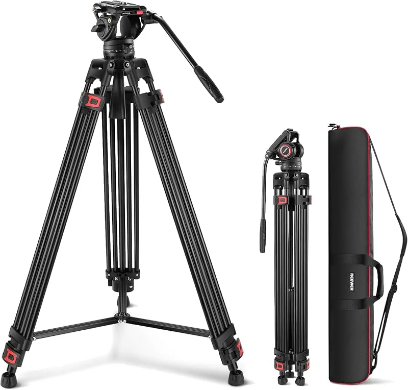 NEEWER 74 tum videostativ med flytande huvud