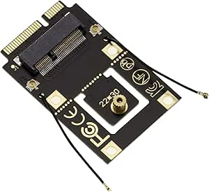 KALEA-INFORMATIQUE M2 E A Key till miniPCIe-adapter
