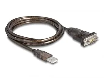 Delock - Seriell kabel - DB-25 (hane) skruvbar till DB-9 (hona) skruvbar - 10 m - tumskruvar - beige