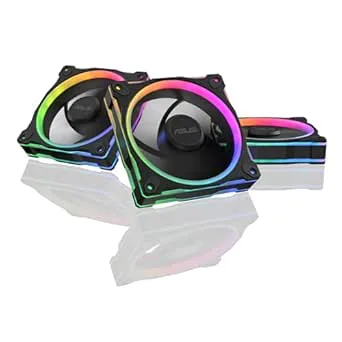 ASUS Prime MR120 ARGB Reverse Triple Pack, 120 mm PWM-fläktar, 20 LED ARGB, 1 600 RPM fläkthastighet, 58 CFM luftflöde, 28 mm tjock ram, Aura Sync