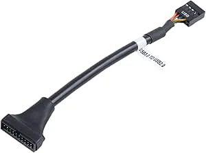 Juwaacoo 15 USB 3.0 20 stift huvud hane till