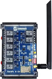GatePi - LoRa-baserad reläkort 8-kanalrelä med LoRa-modul baserad på Raspberry Pi 2040 Smart dataöverföring LoRa-modul, överföring upp ti