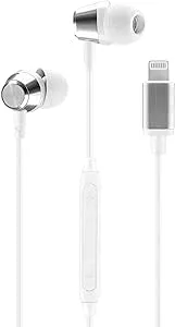 Music Sound Ergonomiska in-ear trådhörlurar med MFI Lightning-kontakt