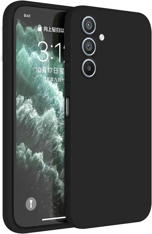 Topme Fodral för Samsung Galaxy A34 5G (6,6 tum tum) skal fodral fodral TPU silikon skyddsfodral