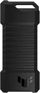 ASUS TUF Gaming A1 externt M.2 NVMe PCIe SSD-hölje – USB-C, M.2 Q-spärr för enkel installation, fallmotstånd, IP68 vatten- och dammbeständighet, PS5 och Xbox-support