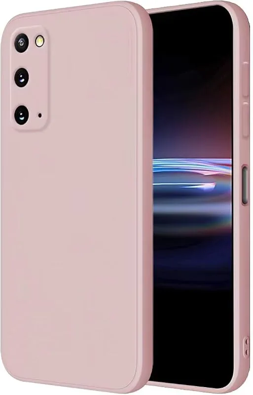 Mobilskal för Samsung Galaxy S20 skyddsfodral, (6,2 tum) flytande TPU silikon mobiltelefonfodral med fallskydd silikonskydd sandpulver