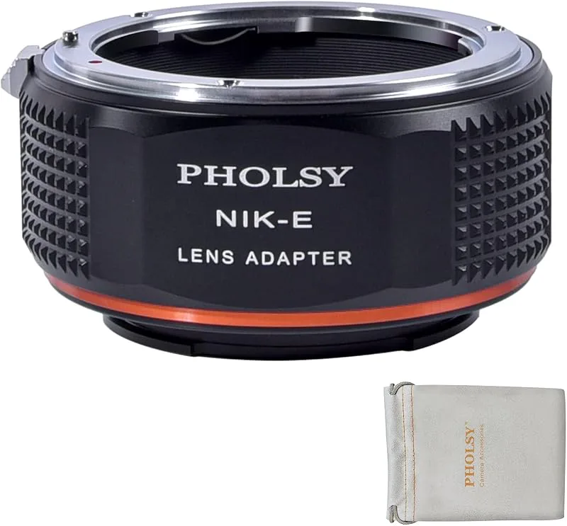 PHOLSY Kompatibel med Nikon F till Sony E