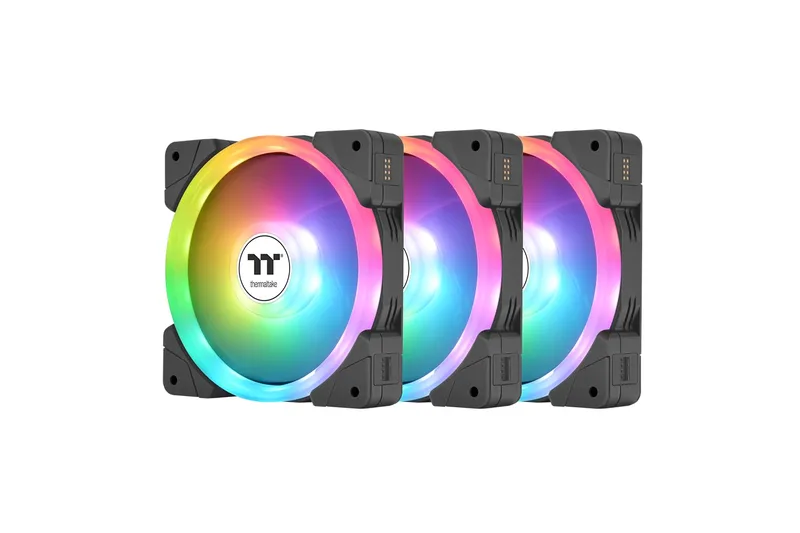 Thermaltake SWAFAN EX12 ARGB 120 mm fläkt 3-pack svart