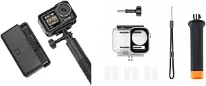DJI Osmo Action 3 Adventure Combo AC002 Kamera, Svart, & Osmo Action Diving tillbehörssats