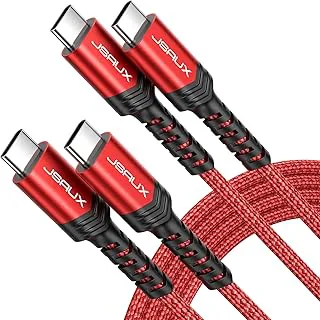 JSAUX USB C till USB C-kabel (2-pack 1M+1M)