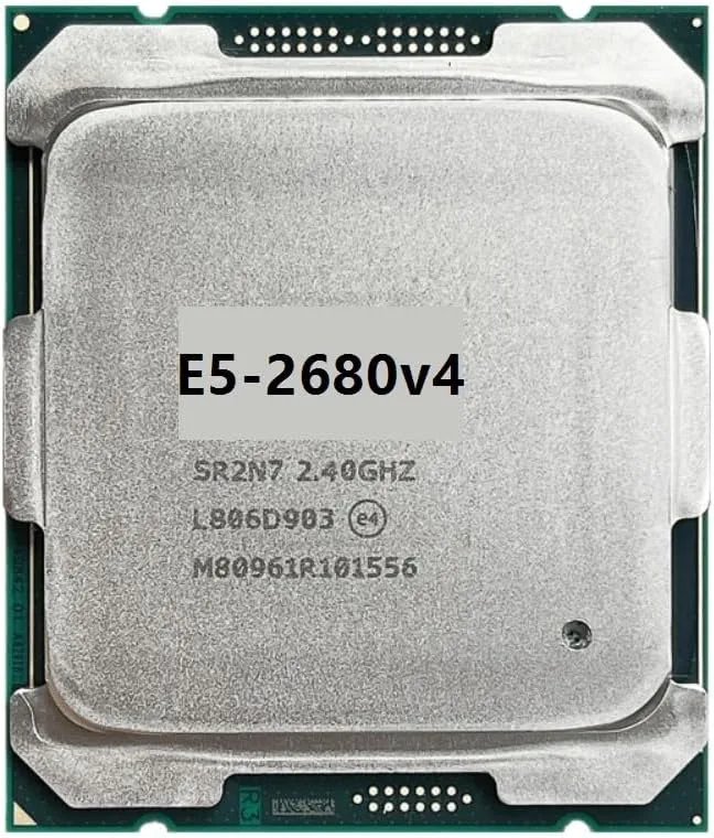 Intel Xeon E5-2680 V4 E5 2680 V4 E5 2680v4 2,4 GHz Används fjorton kärnor 35M 120W 14nm LGA 2011-3