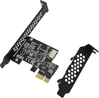 PCIE Till USB 3.2 Expansionskort,USB3.2 Gen1 TYPE E 20PIN 5Gbps A Key High Speed ​​Transfer,USB C PCI Express-kort för Desktop Front Typ C