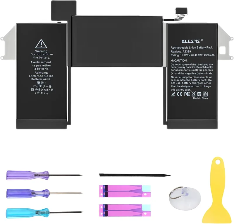 BLESYS A2389 laptopbatteri för MacBook Air 13" A2337 M1 2020 EMC 3598