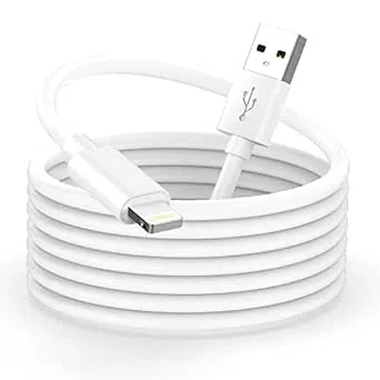 3 Meter iPhone-kabel [Apple MFi-certifierad], USB Lightning-kabel för Apple iPhone 14 13 12 11 Pro Max XS XR X 8 7 6s 5 SE iPad