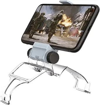 DR1TECH GameGrip5+ telefonhållare för Dualsense PS5 styrenhet kompatibel med Iphone/Android smartphones