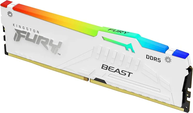 Kingston FURY Beast White RGB EXPO 64GB 5600MT/s DDR5 CL36 DIMM