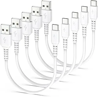 USB C-kabel kort [5 stycken 30 cm/0,3 m]