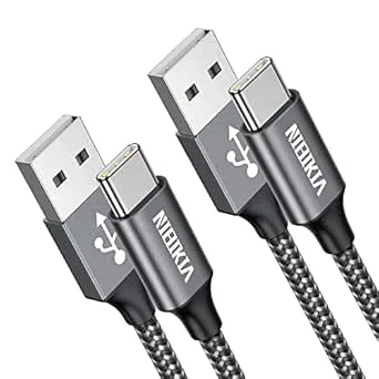 USB C-kabel 2M 2Pack Typ C-laddare