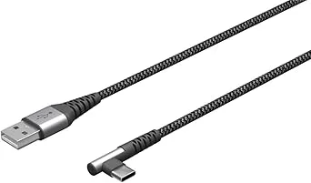 goobay 64655 USB C till USB A-kabel med 90 graders vinkel