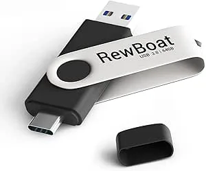 REWBOAT 64 GB typ C USB-minne 2-i-1