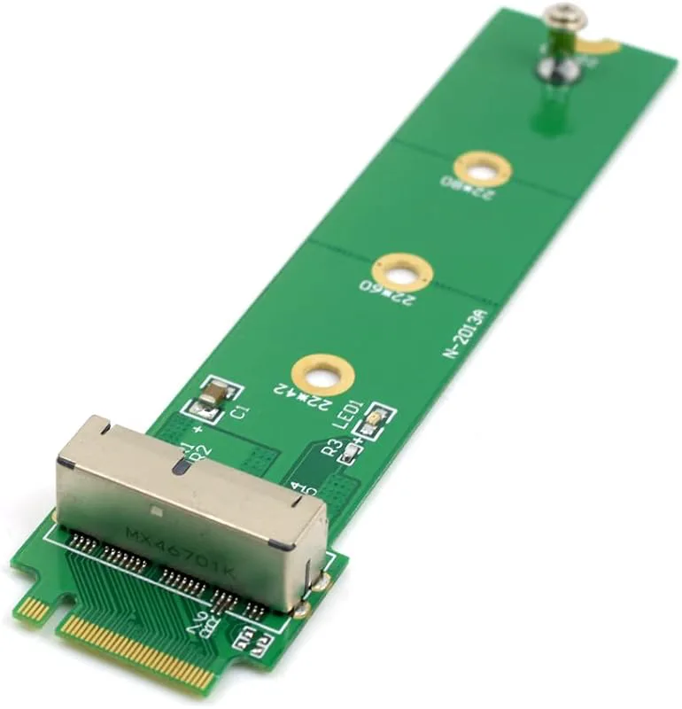 NFHK PCI Express PCI-E 4X M.2 NGFF M-Key till 2013 2014 2015 2016 MacBook SSD konverteringskort