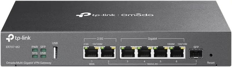 TP-Link Omada Multi-Gigabit VPN Router (ER707-M2)
