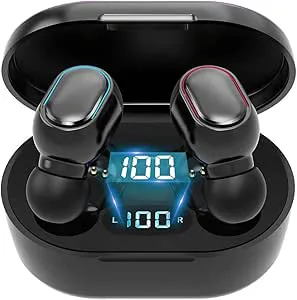 KASSTPO Bluetooth-hörlurar [2023 nya] in-ear hörlurar med mic