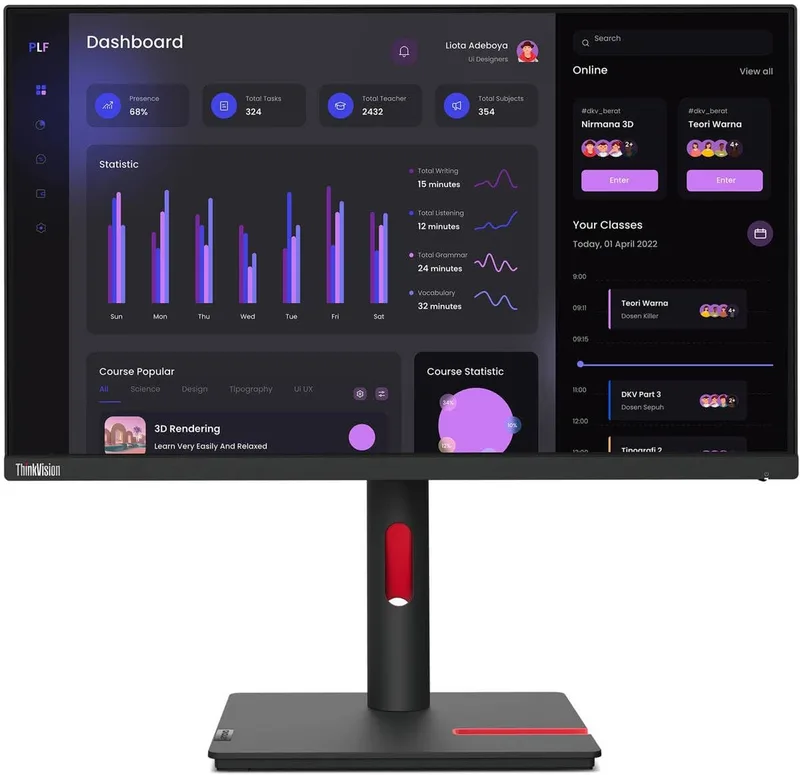Lenovo ThinkVision S24e-20 skärm