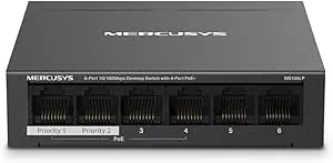 MERCUSYS MS106LP TP-Link PoE-switch