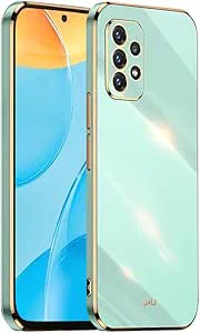 DG.MING för Samsung Galaxy A72 5G äkta läder plånboksfodral