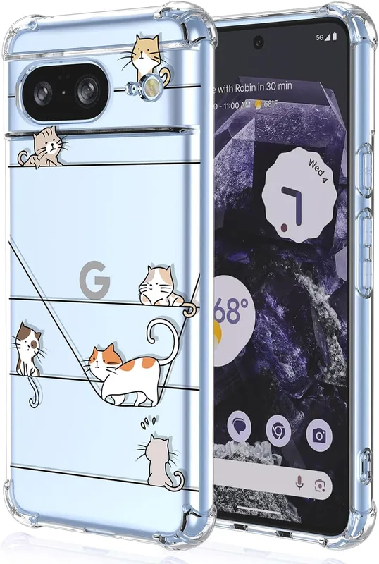 XINYEXIN Genomskinligt fodral till Google Pixel 8