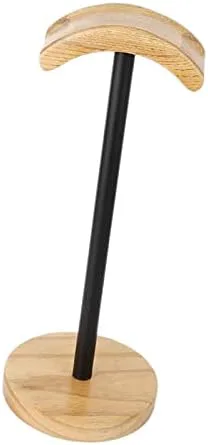Hållare för hörlurar Display Stativ Solid Trä Bas Stabilitet Hållbarhet Hemförvaring Ställ Headset Spel Headset Hållare