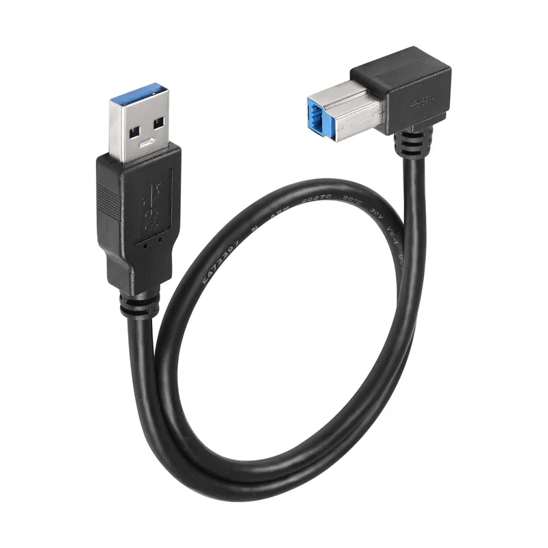 SinLoon USB 3.0 skrivarkabel, 90 grader