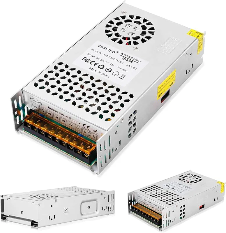 24V 25A 600W strömförsörjning