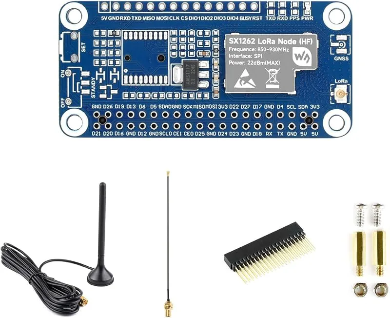 Waveshare SX1262 868/915M LoRaWAN Node Module for Raspberry Pi