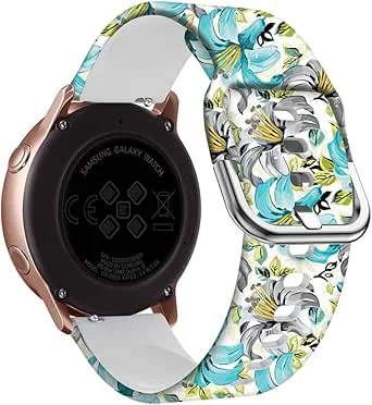 AMSH 20 mm klockarmband för Garmin Vivomove HR/3t/645/245/Venu SQ/Venu2 Plus/GarminMove sportband