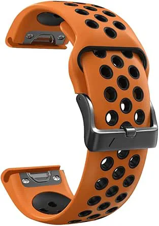 22 26 mm remmar klockarmband för Garmin Fenix 6 6X Pro 5 5X Plus 3HR silikonband Fenix7 7X Smart Watch Easyfit armband armband armband