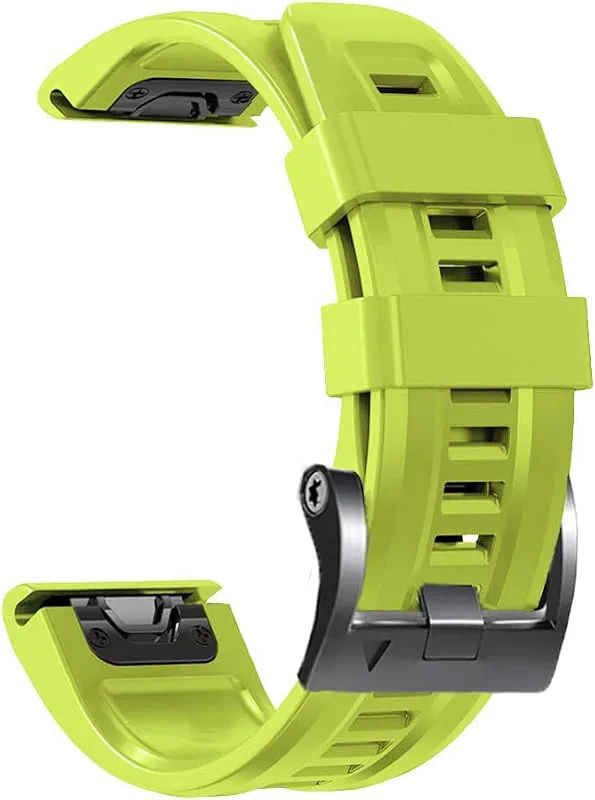 snabbfrigörande silikonband för Garmin Fenix 7 7X 6 6X Pro 5 5X Plus 3 3HR officiella skruvspänne smarta armband