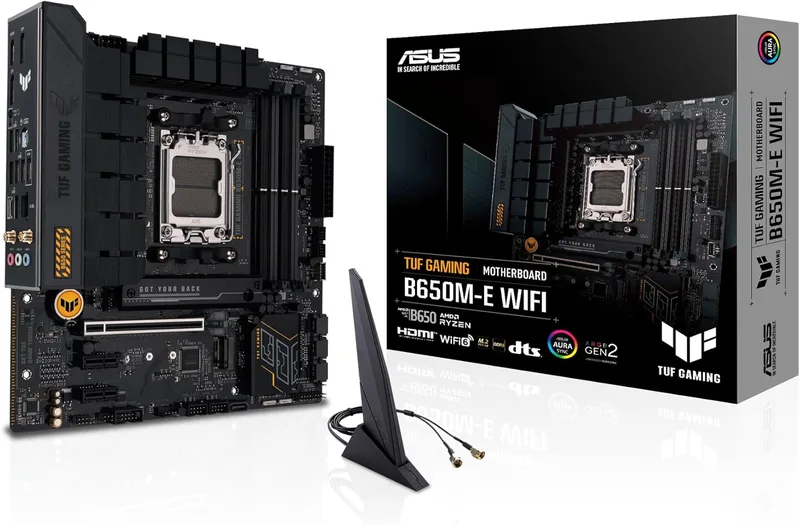 ASUS TUF GAMING B650M-E WIFI (Socket AM5/B650/DDR5/S-ATA 6Gb/s/Micro ATX)